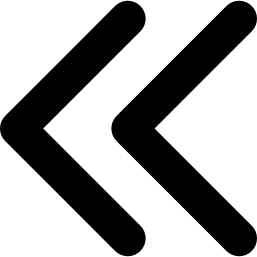Arrowheads of thin outline to the left